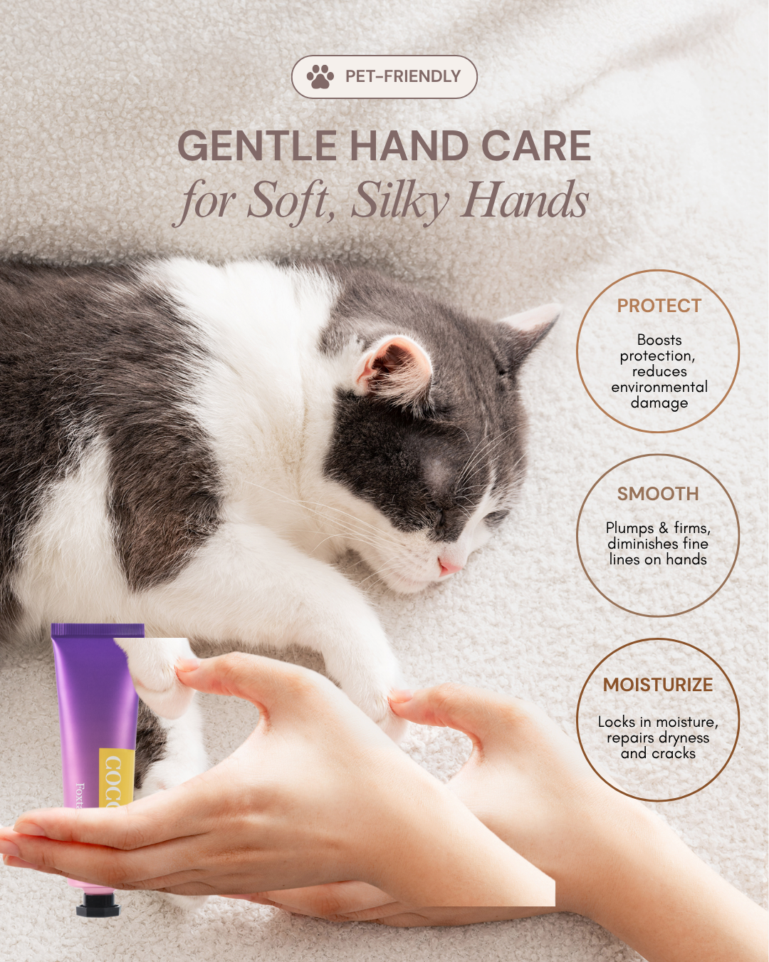 COCOLO Foxtail Millet Pet-Friendly Hand Cream