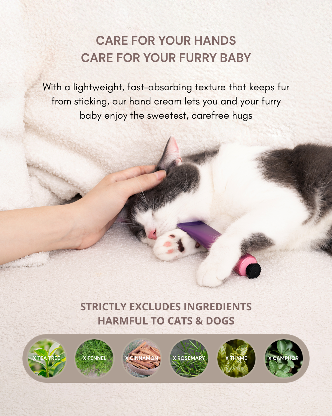 COCOLO Foxtail Millet Pet-Friendly Hand Cream